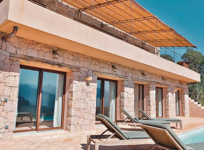 Villa de luxe à louer en Corse du Sud